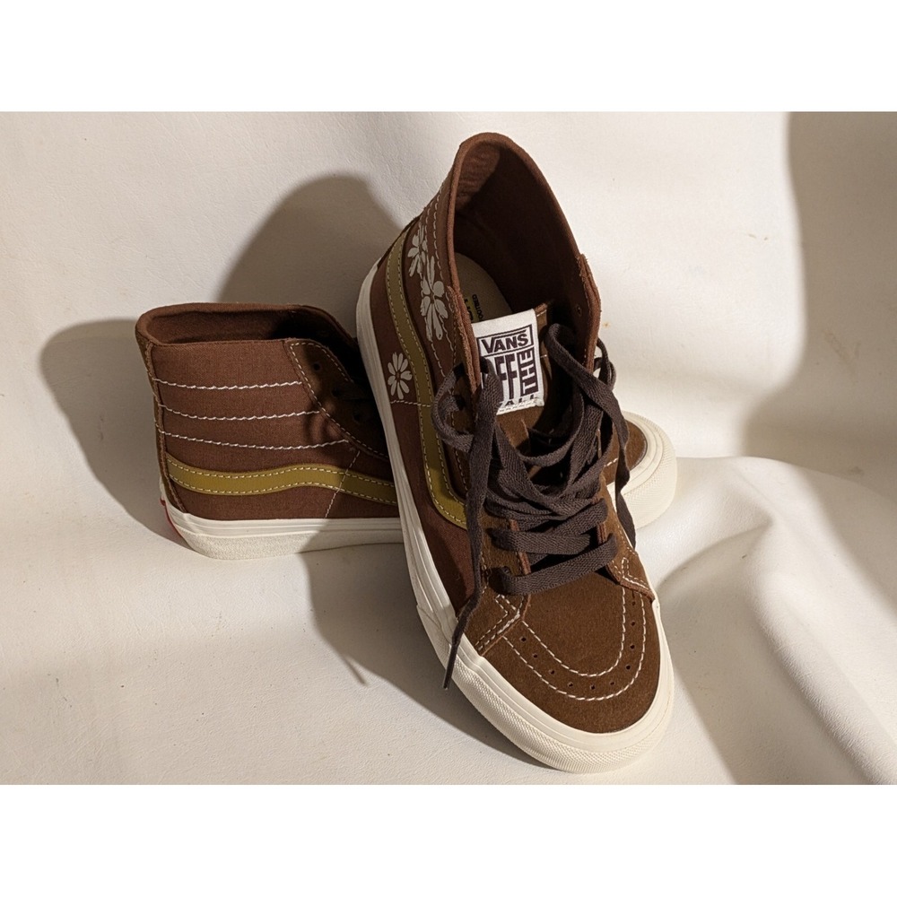 Vans Painted‎ Floral Sk8-Hi Top 38 Decon VR3 SF Shoe Size Women 7 Men 5.5 NEW